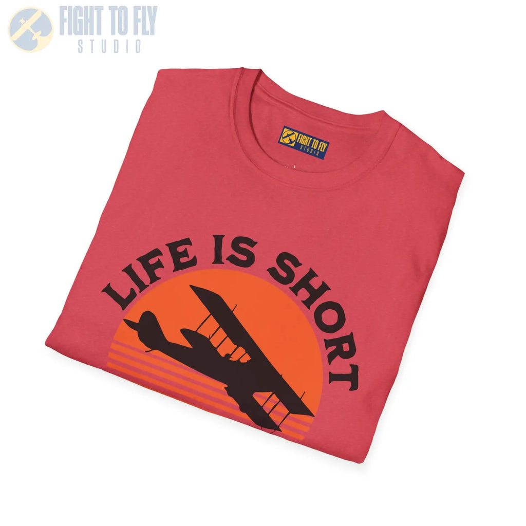 Life is Short Fly Often - Tee - T-Shirt - Pilot gifts - WWII warbird t-shirt