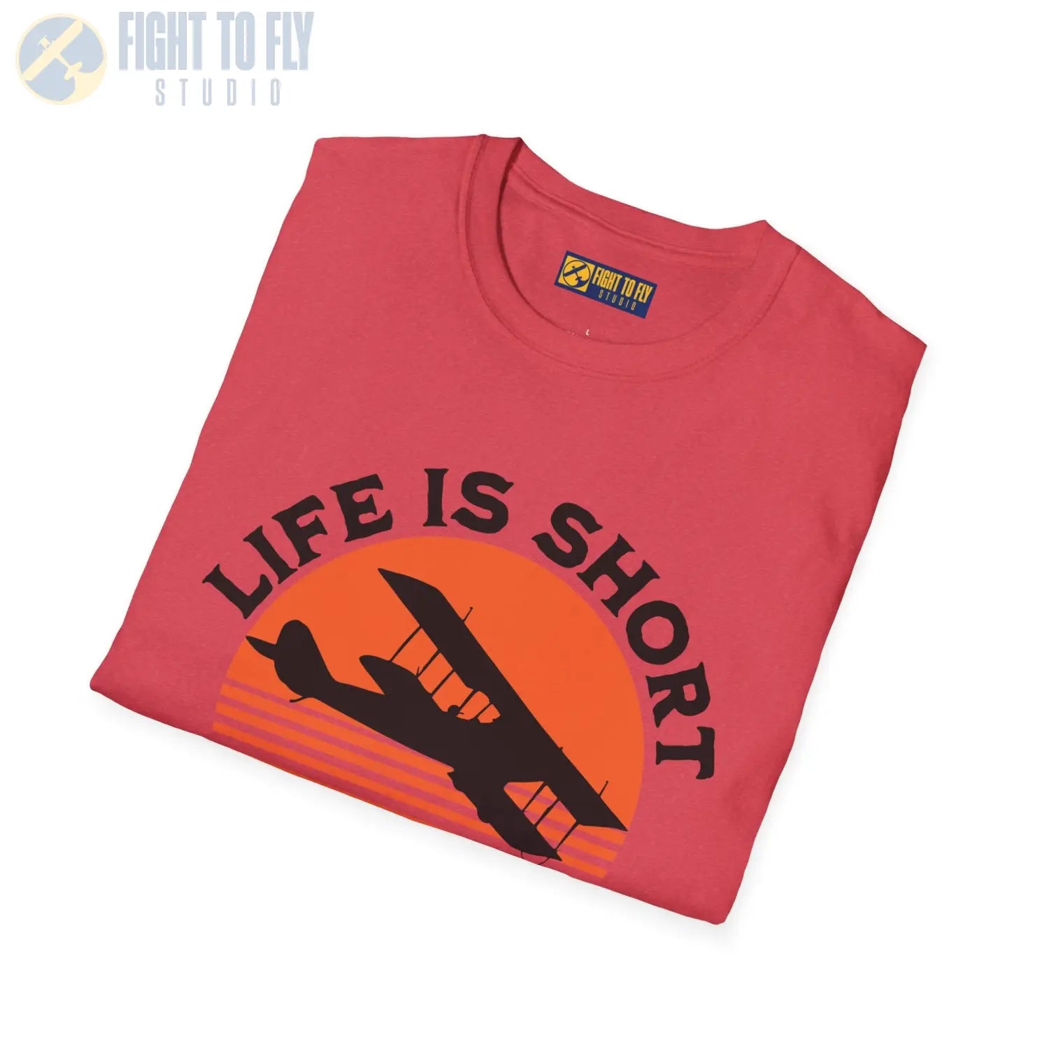 Life is Short Fly Often - Tee - T-Shirt - Pilot gifts - WWII warbird t-shirt