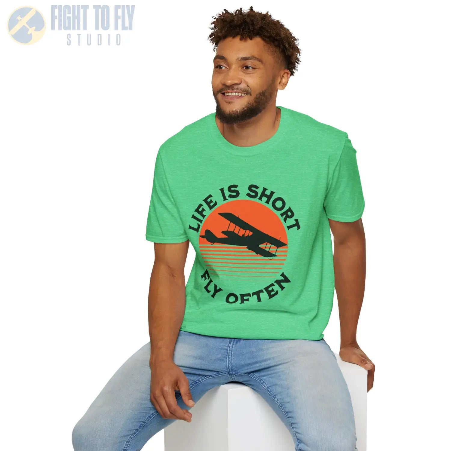 Life is Short Fly Often - Tee - T-Shirt - Pilot gifts - WWII warbird t-shirt