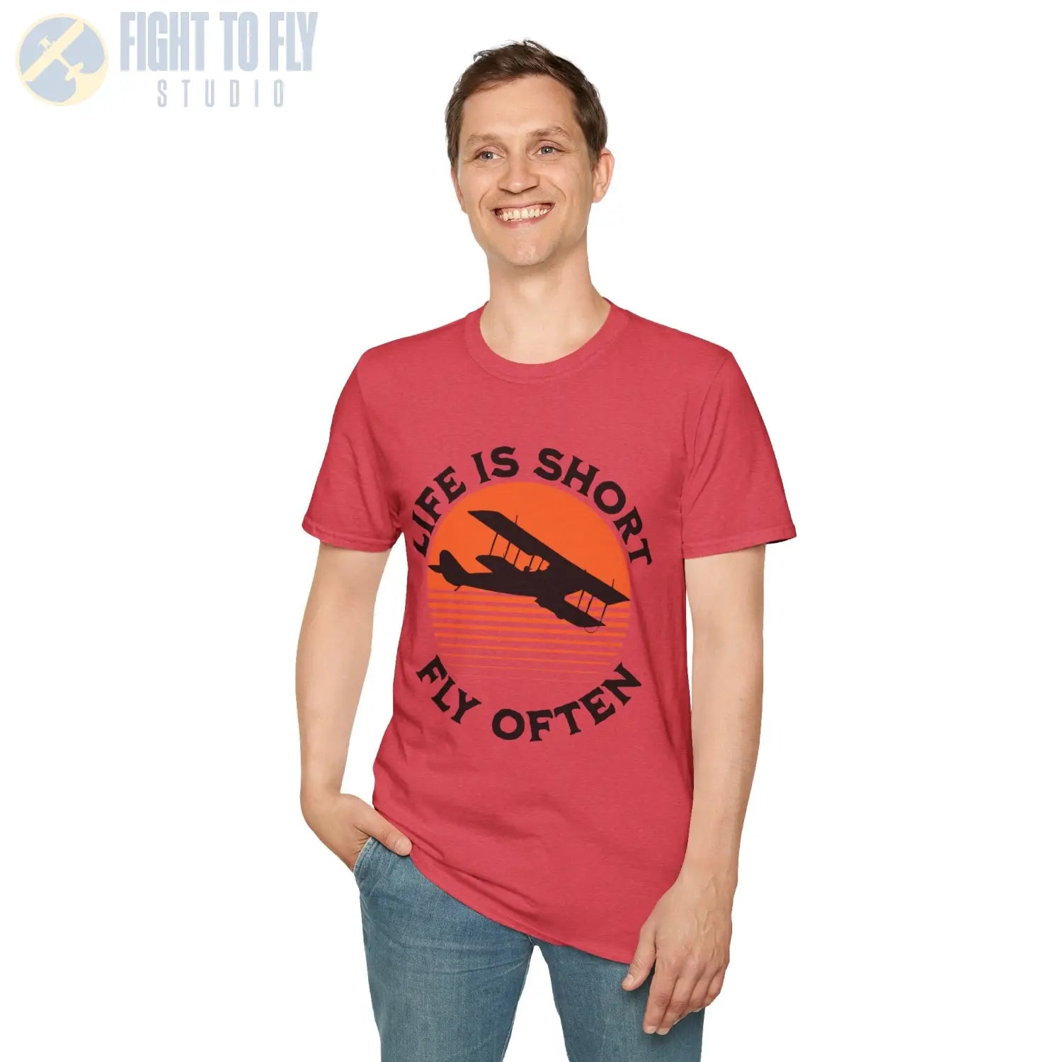 Life is Short Fly Often - Tee - T-Shirt - Pilot gifts - WWII warbird t-shirt
