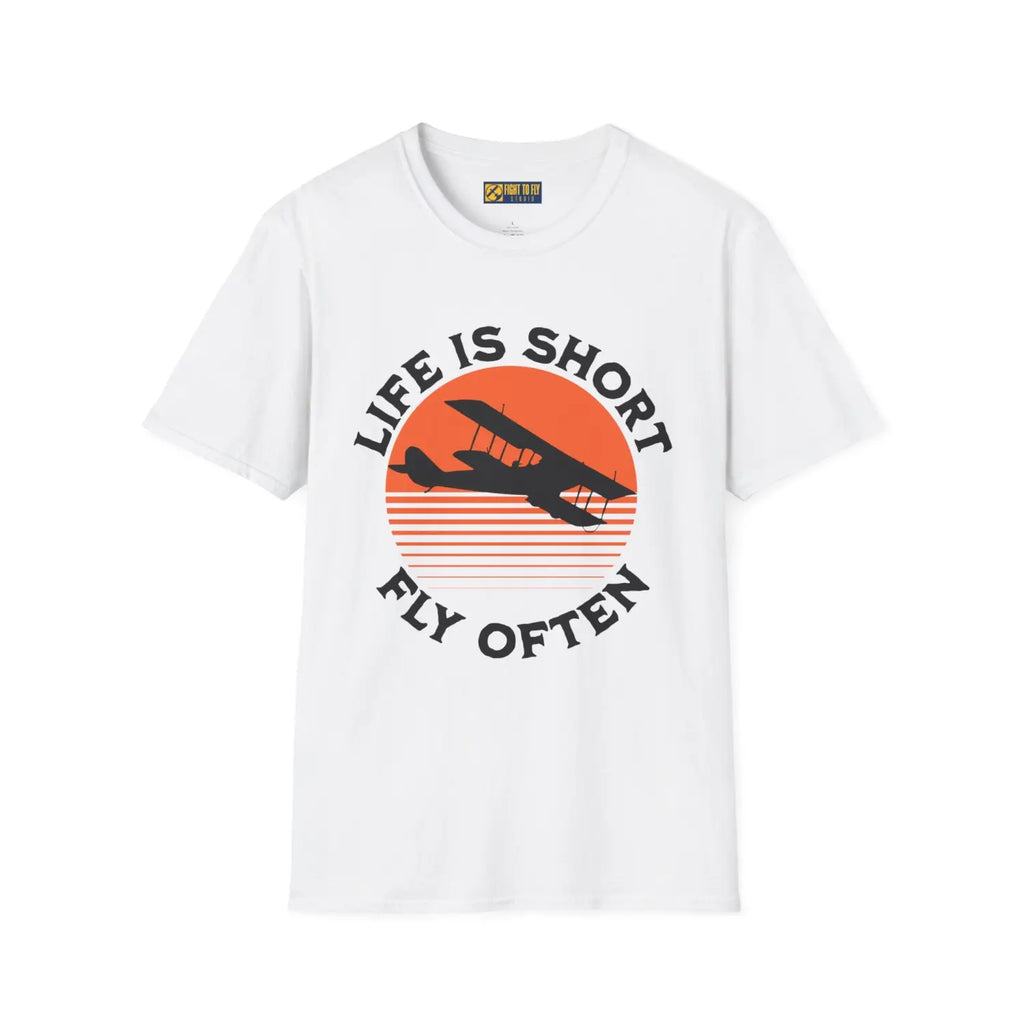 Life is Short Fly Often - Tee - T-Shirt - Pilot gifts - WWII warbird t-shirt