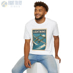 P-38 Lightning Premium Full Graphic T-Shirt - Pilot gifts - WWII warbird t-shirt