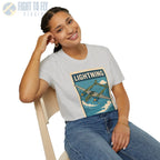 P-38 Lightning Premium Full Graphic T-Shirt - Pilot gifts - WWII warbird t-shirt