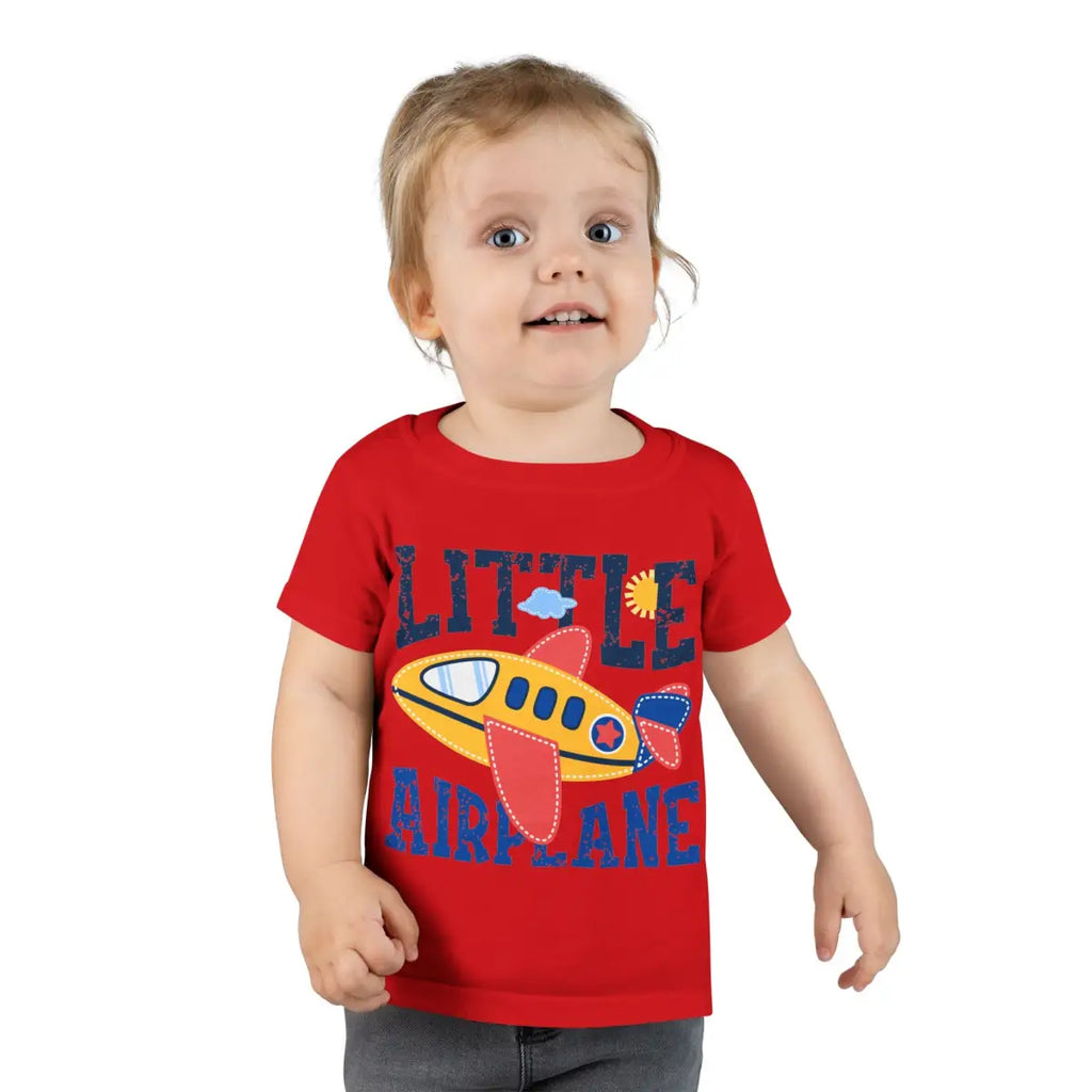 Little Airplane Toddler T-Shirt Cute Kids Tee - clothes - Gifts for pilots - Aviation apparel