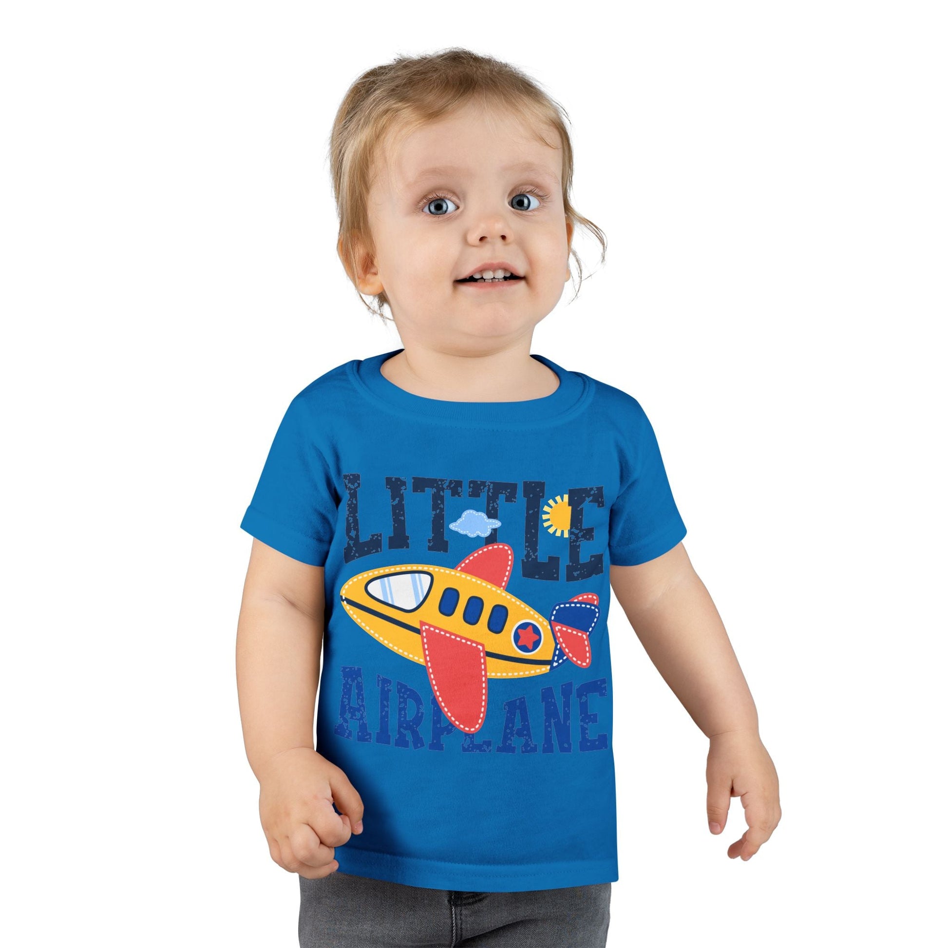 Little Airplane Toddler T-Shirt Cute Kids Tee - clothes