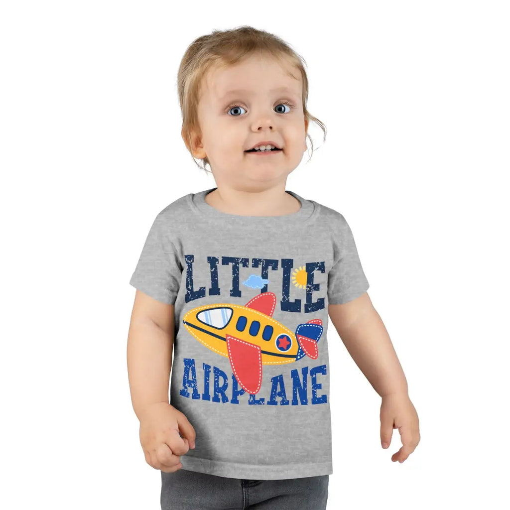 Little Airplane Toddler T-Shirt Cute Kids Tee - clothes - Gifts for pilots - Aviation apparel