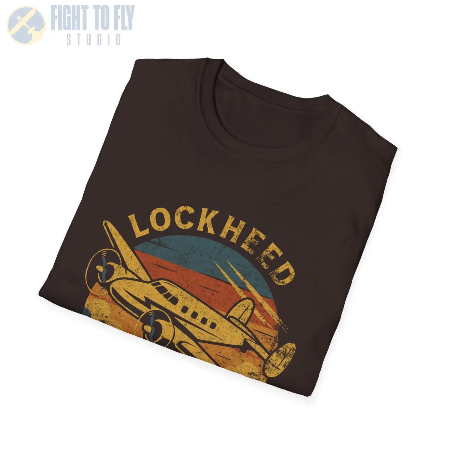 Lockheed Electra “Built for Speed” Retro T-Shirt - Pilot gifts - WWII warbird t-shirt