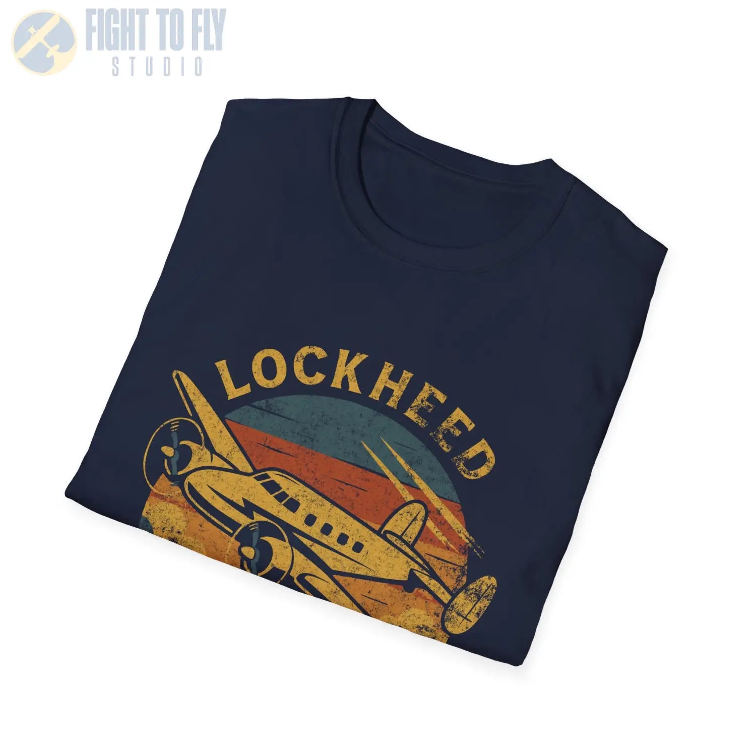 Lockheed Electra “Built for Speed” Retro T-Shirt - Pilot gifts - WWII warbird t-shirt
