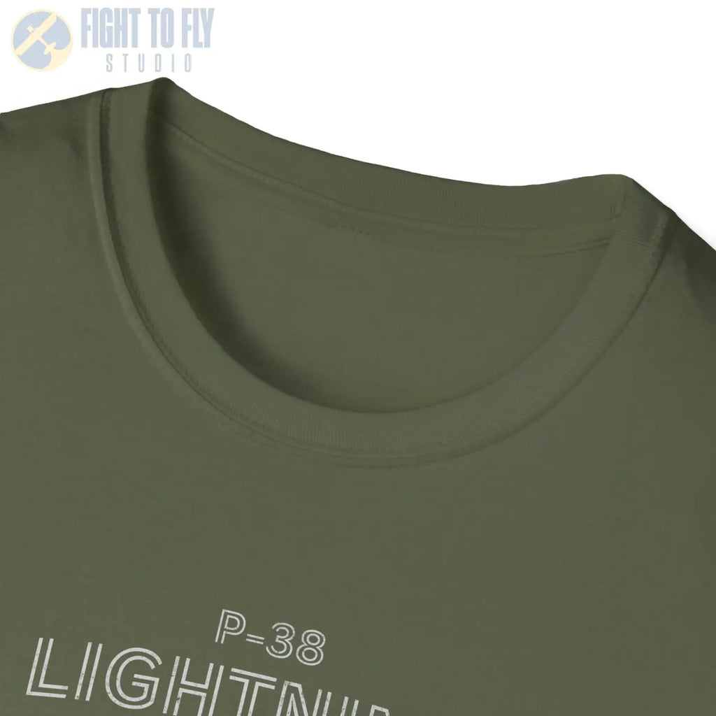 Lockheed P-38 Lightning — T-shirt - T-Shirt - Pilot gifts - WWII warbird t-shirt