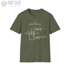 Lockheed P-38 Lightning — T-shirt - T-Shirt - Pilot gifts - WWII warbird t-shirt