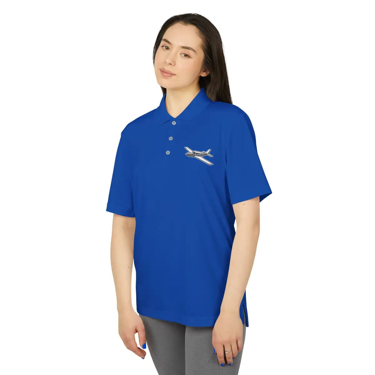 Low Wing Performance Polo - T-Shirt - Gifts for pilots - Aviation apparel