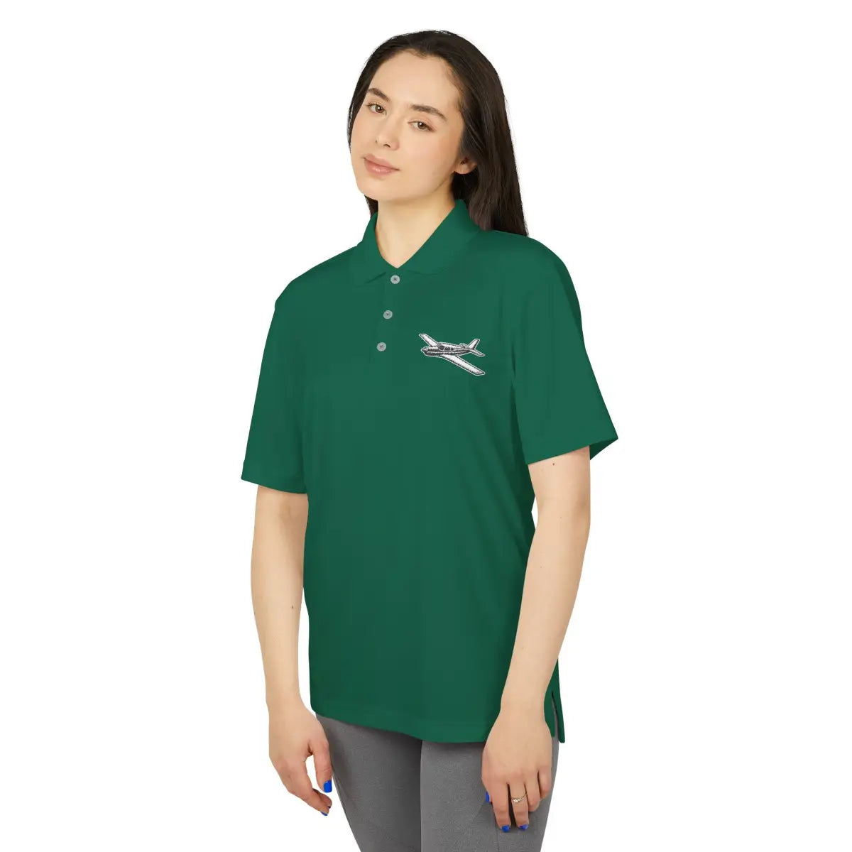 Low Wing Performance Polo - T-Shirt - Gifts for pilots - Aviation apparel