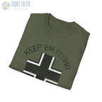 Luftwaffe Balkenkreuz “Keep ’Em Flying” Early War - T-Shirt - Pilot gifts - WWII warbird t-shirt