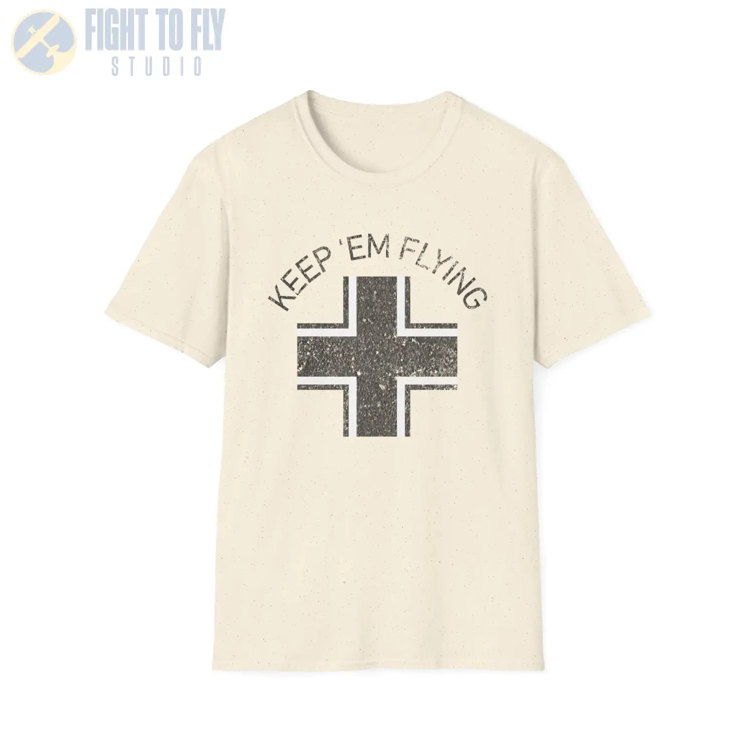 Luftwaffe Balkenkreuz “Keep ’Em Flying” Early War T Shirt Pilot gifts WWII warbird t shirt