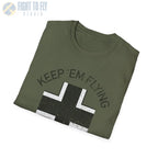 Luftwaffe Balkenkreuz “Keep ’Em Flying” Mid-War - T-Shirt - Pilot gifts - WWII warbird t-shirt