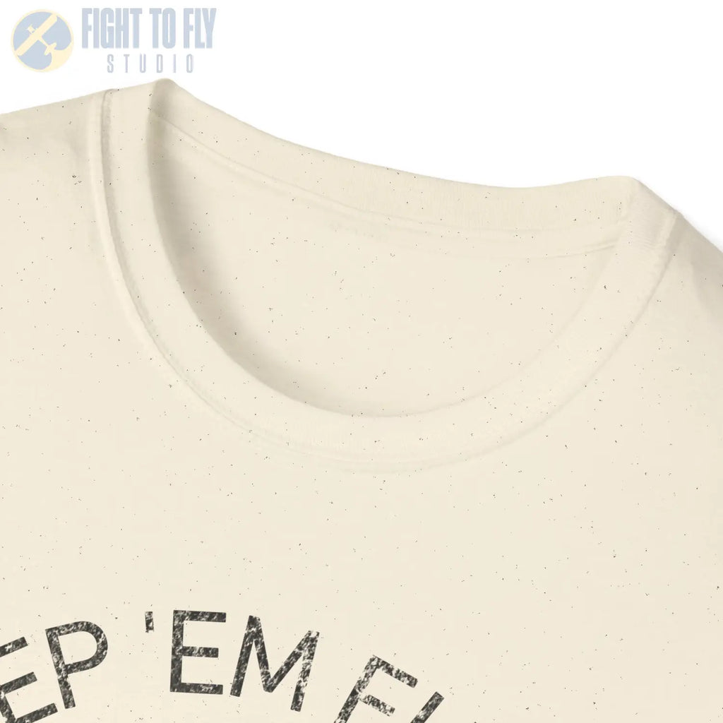 Luftwaffe Balkenkreuz “Keep ’Em Flying” Upper Wing Variant T Shirt Pilot gifts WWII warbird t shirt