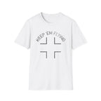 Luftwaffe Balkenkreuz “Keep ’Em Flying” Upper Wing Variant - T-Shirt - Pilot gifts - WWII warbird t-shirt