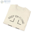 Luftwaffe Balkenkreuz “Keep ’Em Flying” Upper Wing Variant - T-Shirt - Pilot gifts - WWII warbird t-shirt