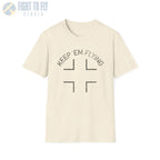 Luftwaffe Balkenkreuz “Keep ’Em Flying” Upper Wing Variant - T-Shirt - Pilot gifts - WWII warbird t-shirt