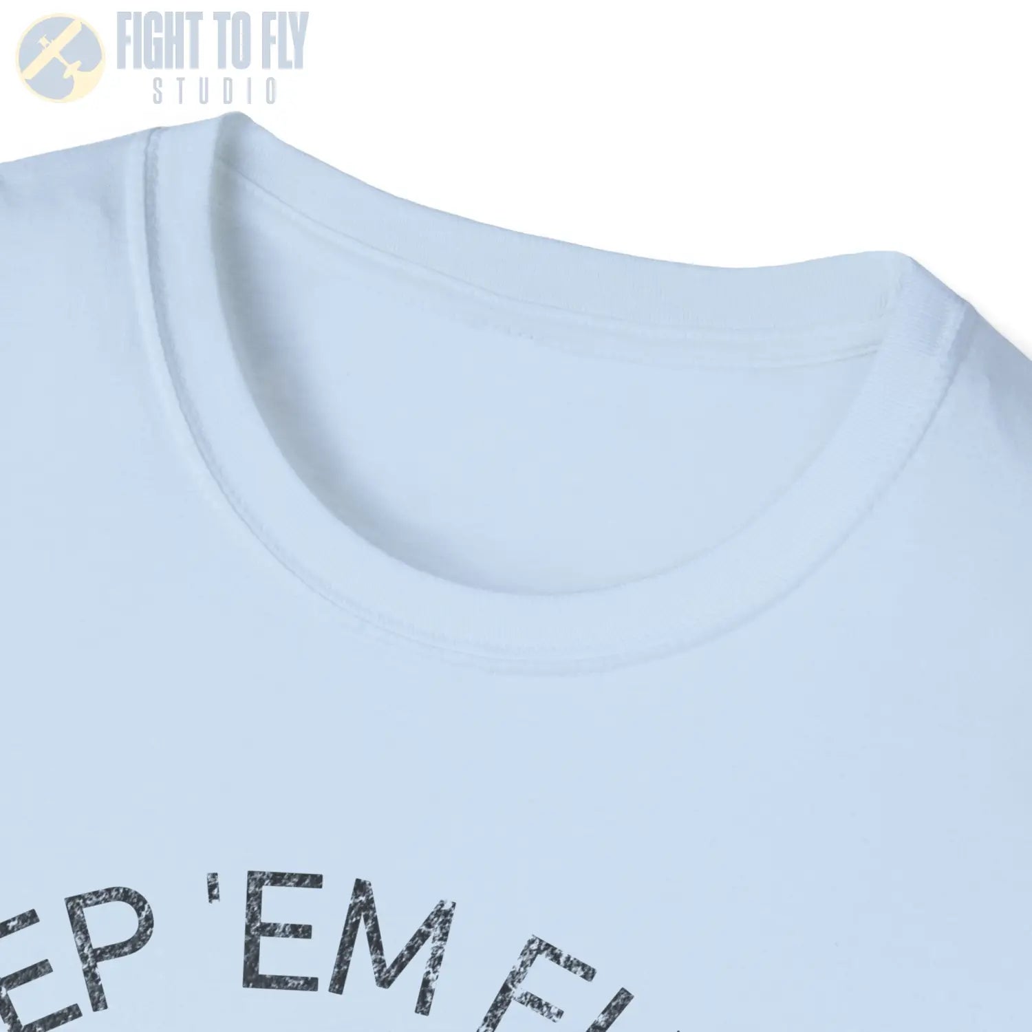 Luftwaffe Balkenkreuz “Keep ’Em Flying” Upper Wing Variant T Shirt Pilot gifts WWII warbird t shirt