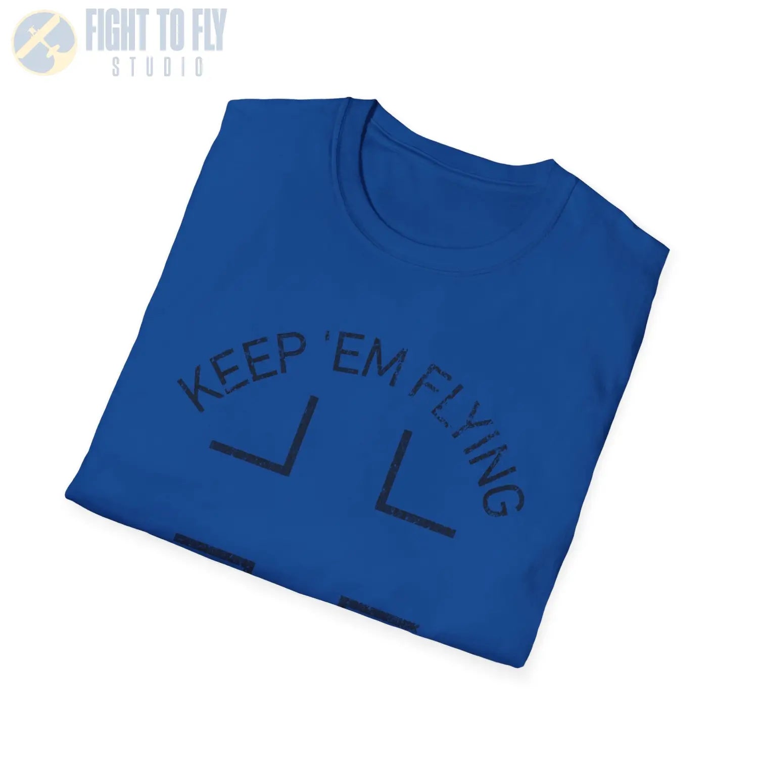 Luftwaffe Balkenkreuz “Keep ’Em Flying” Upper Wing Variant T Shirt Pilot gifts WWII warbird t shirt