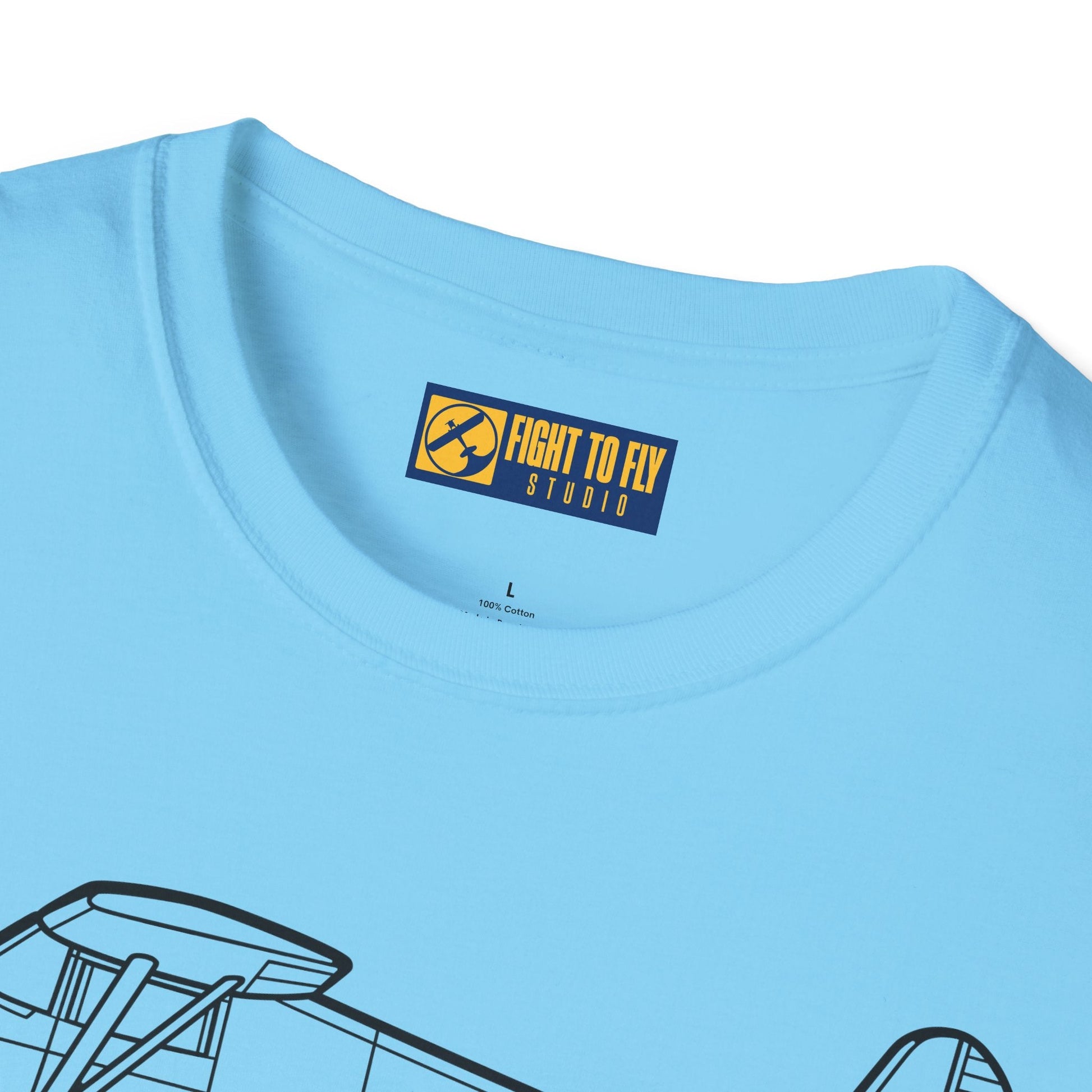 Luscombe 8A T-Shirt – Vintage Aircraft Aviation Tee - Pilot gifts - WWII warbird t-shirt