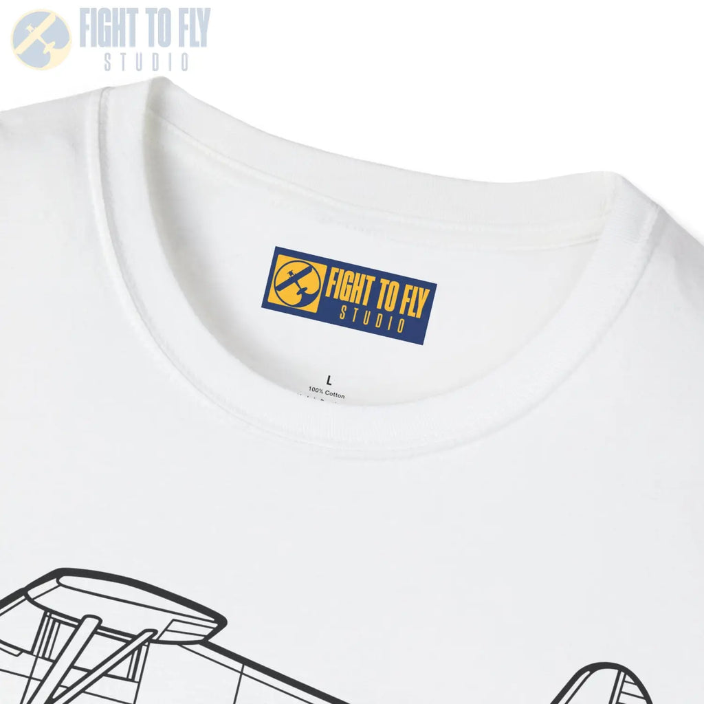 Luscombe 8A T-Shirt - Pilot gifts - WWII warbird t-shirt