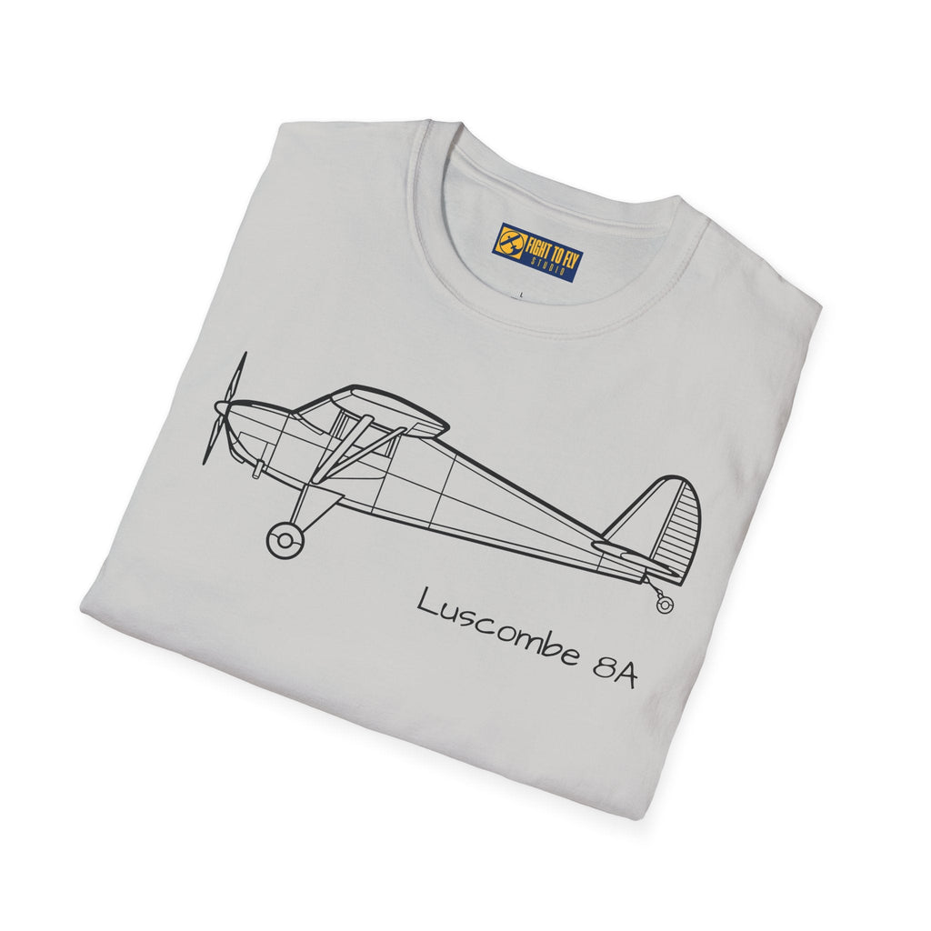 Luscombe 8A T-Shirt – Vintage Aircraft Aviation Tee - Pilot gifts - WWII warbird t-shirt