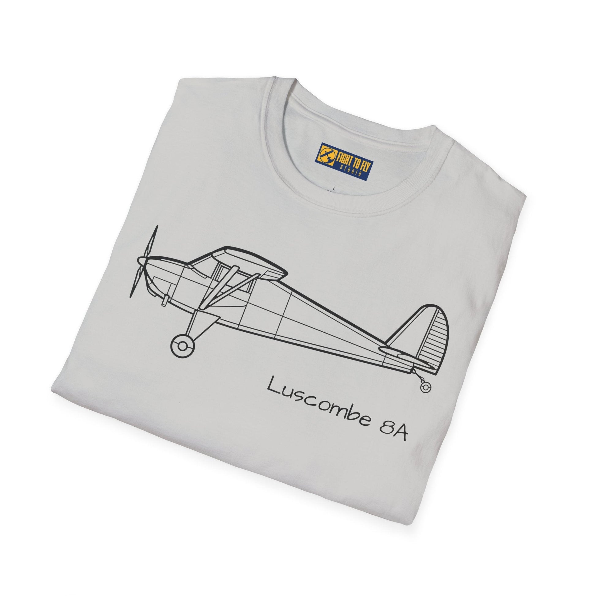 Luscombe 8A T-Shirt – Vintage Aircraft Aviation Tee - Pilot gifts - WWII warbird t-shirt