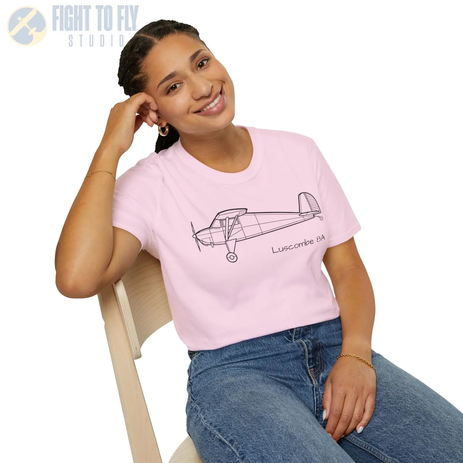 Luscombe 8A T Shirt Pilot gifts WWII warbird t shirt