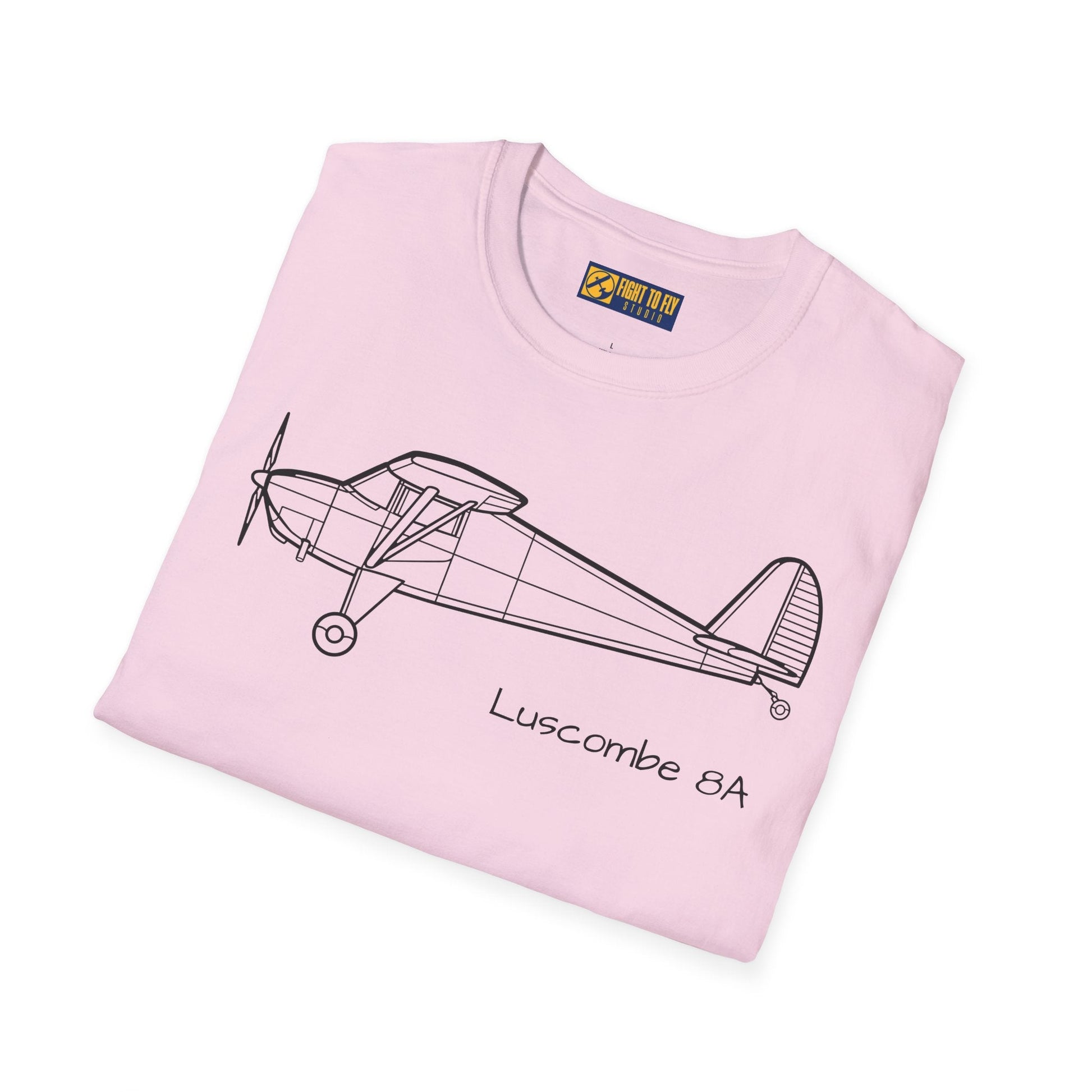 Luscombe 8A T-Shirt – Vintage Aircraft Aviation Tee - Pilot gifts - WWII warbird t-shirt