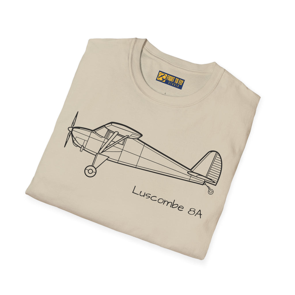 Luscombe 8A T-Shirt – Vintage Aircraft Aviation Tee - Pilot gifts - WWII warbird t-shirt