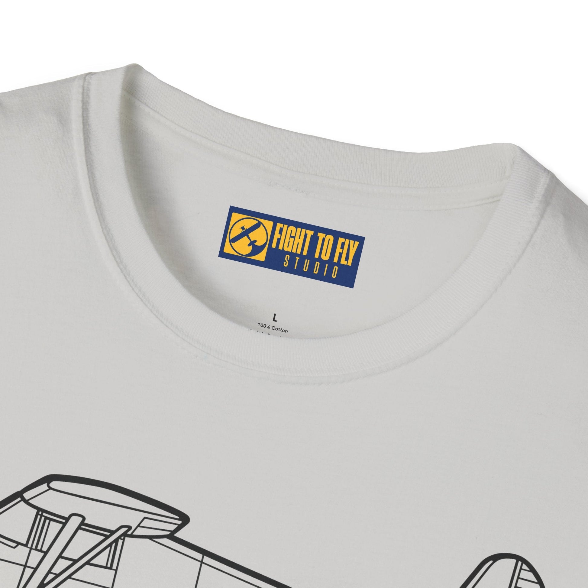 Luscombe 8A T-Shirt – Vintage Aircraft Aviation Tee - Pilot gifts - WWII warbird t-shirt