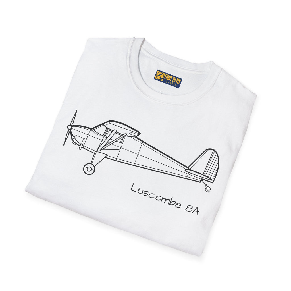 Luscombe 8A T-Shirt – Vintage Aircraft Aviation Tee - Pilot gifts - WWII warbird t-shirt