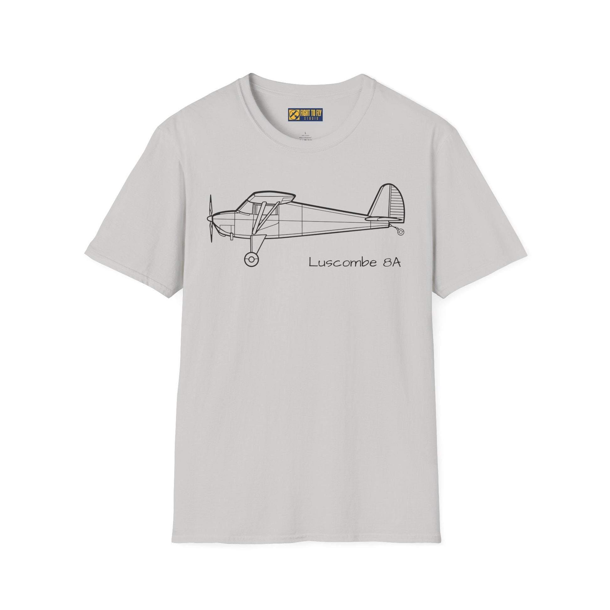Luscombe 8A T-Shirt – Vintage Aircraft Aviation Tee - Pilot gifts - WWII warbird t-shirt