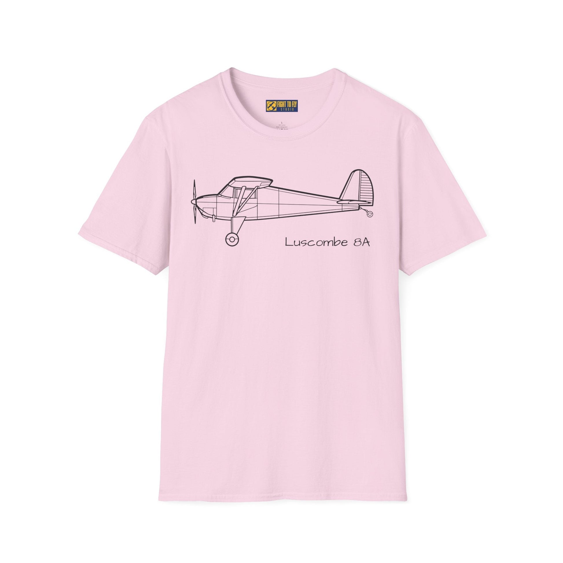 Luscombe 8A T-Shirt – Vintage Aircraft Aviation Tee - Pilot gifts - WWII warbird t-shirt