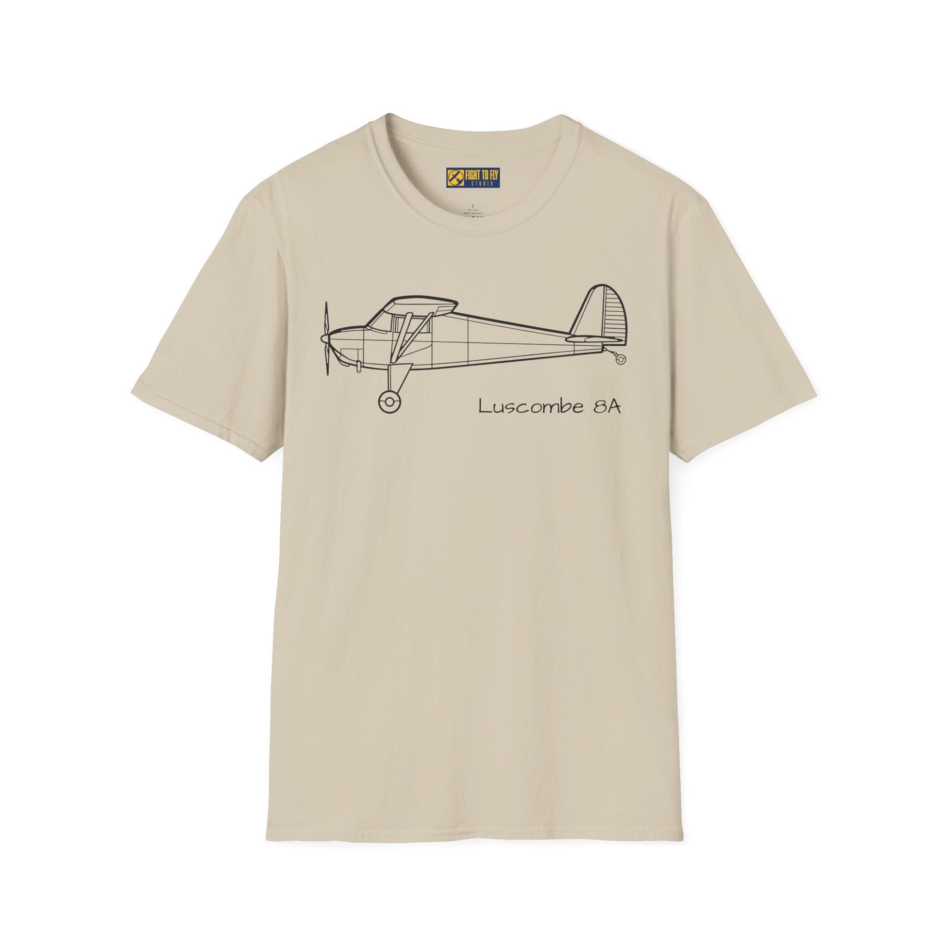 Luscombe 8A T-Shirt – Vintage Aircraft Aviation Tee - Pilot gifts - WWII warbird t-shirt