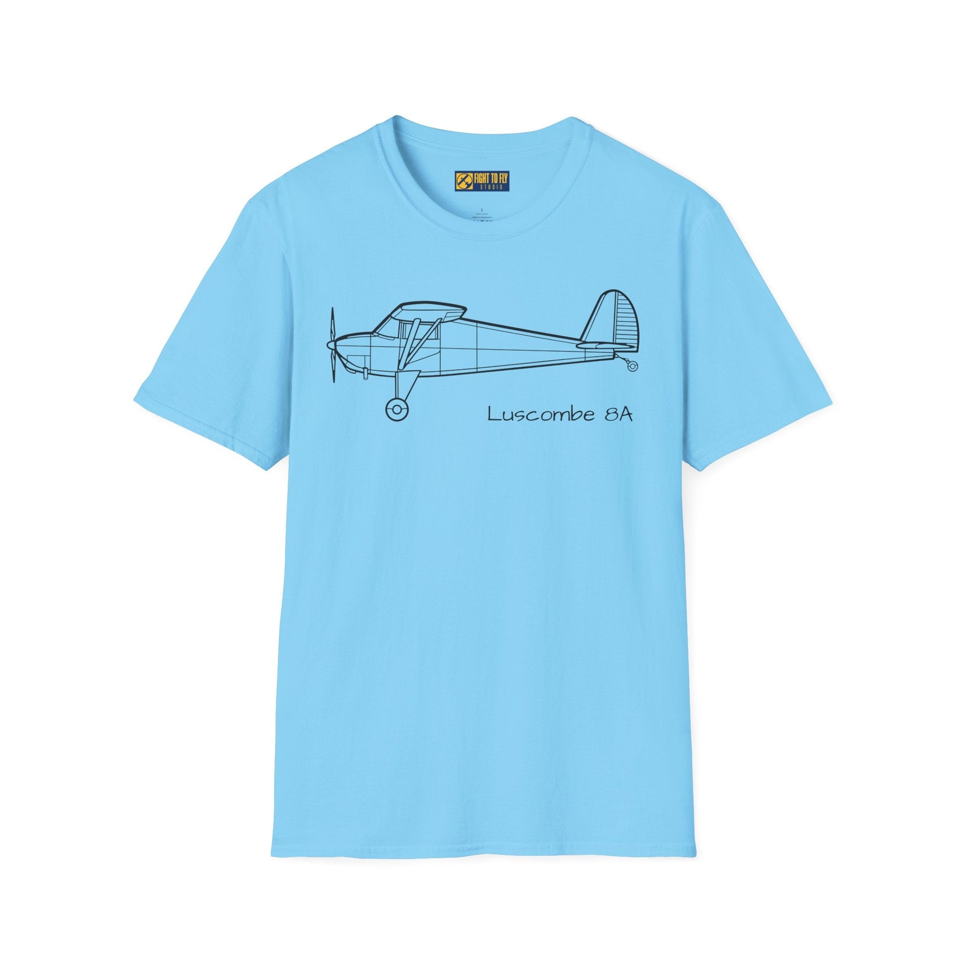 Luscombe 8A T-Shirt – Vintage Aircraft Aviation Tee - Pilot gifts - WWII warbird t-shirt