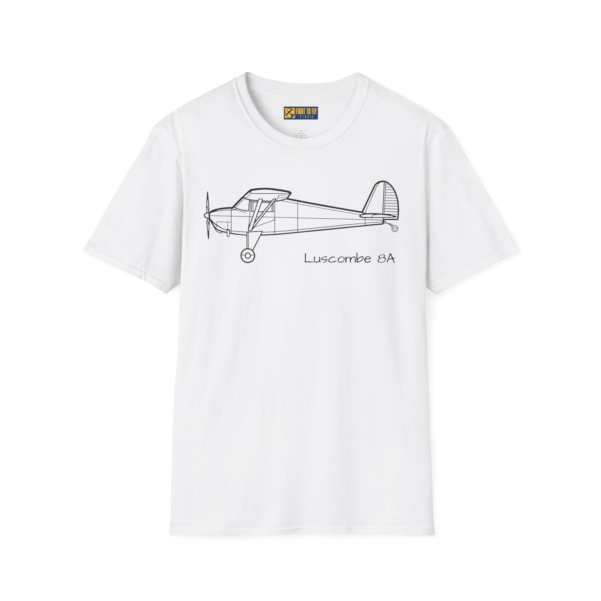 Luscombe 8A T-Shirt – Vintage Aircraft Aviation Tee - Pilot gifts - WWII warbird t-shirt