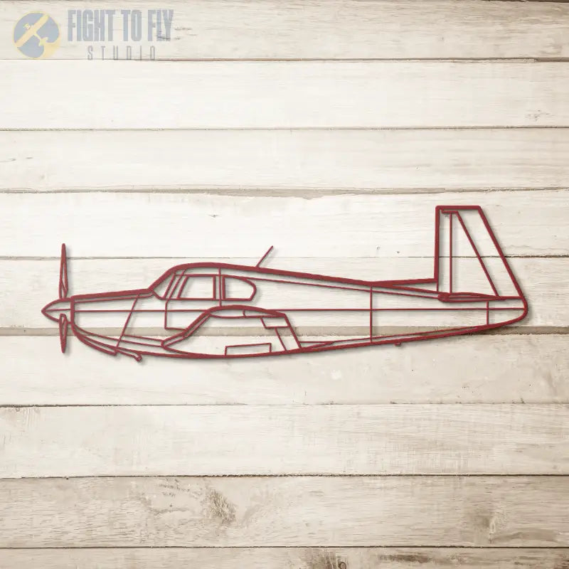 M20E Die Cut Metal Wall Art - Sign - Pilot gifts - WWII warbird t-shirt
