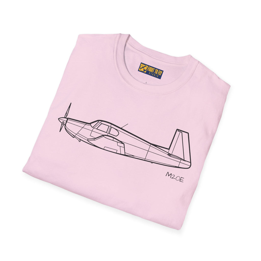 M20E T-Shirt – Executive General Aviation Aircraft Side Profile Tee - Pilot gifts - WWII warbird t-shirt