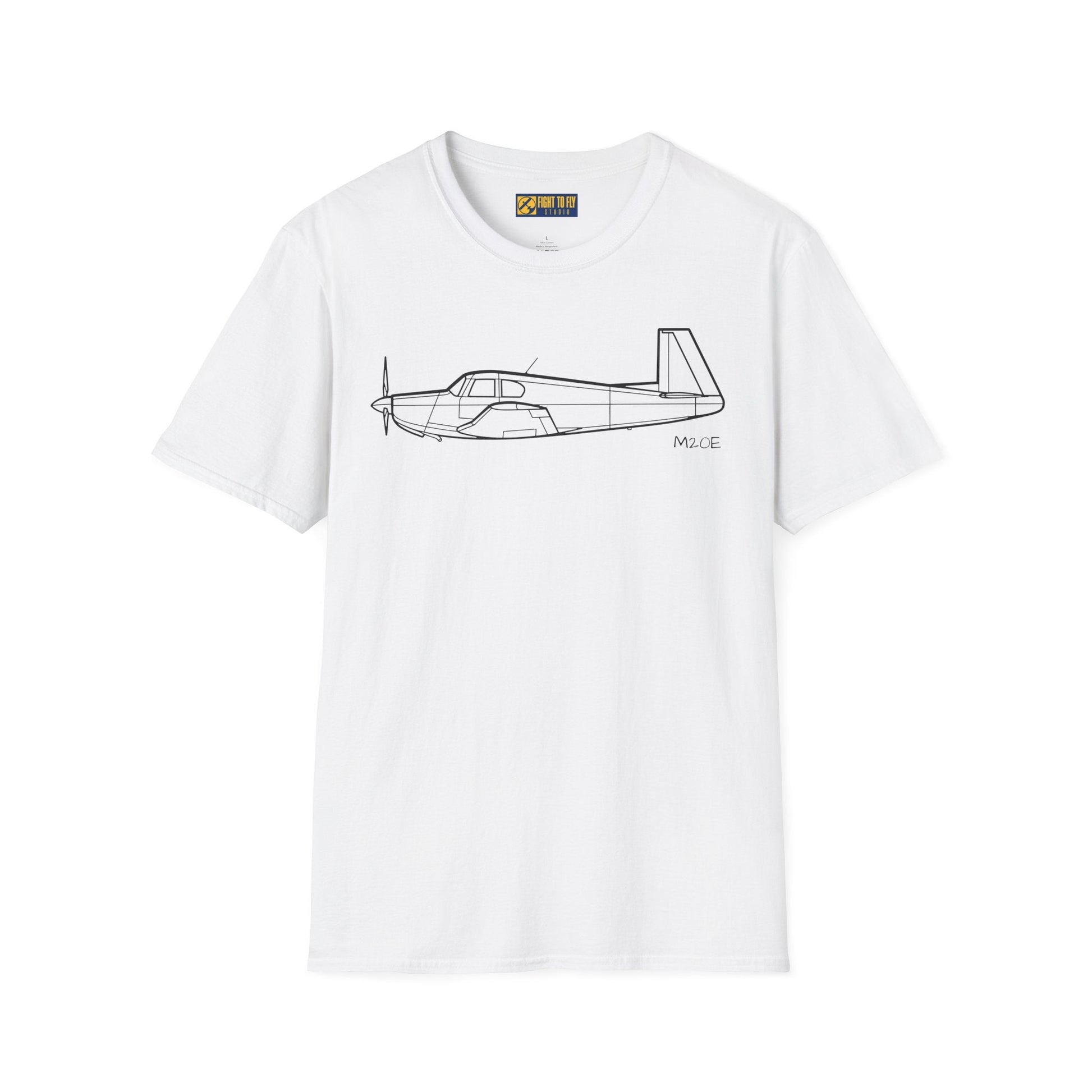 M20E T-Shirt – Executive General Aviation Aircraft Side Profile Tee - Pilot gifts - WWII warbird t-shirt