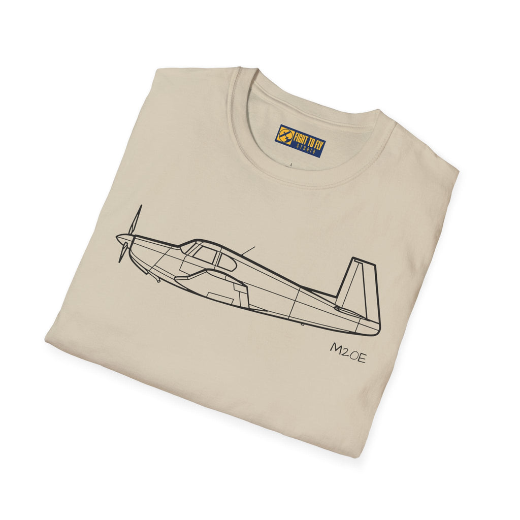 M20E T-Shirt – Executive General Aviation Aircraft Side Profile Tee - Pilot gifts - WWII warbird t-shirt