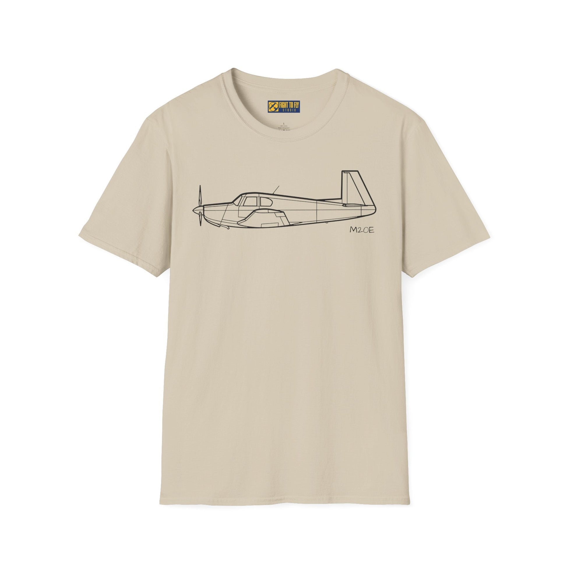 M20E T-Shirt – Executive General Aviation Aircraft Side Profile Tee - Pilot gifts - WWII warbird t-shirt