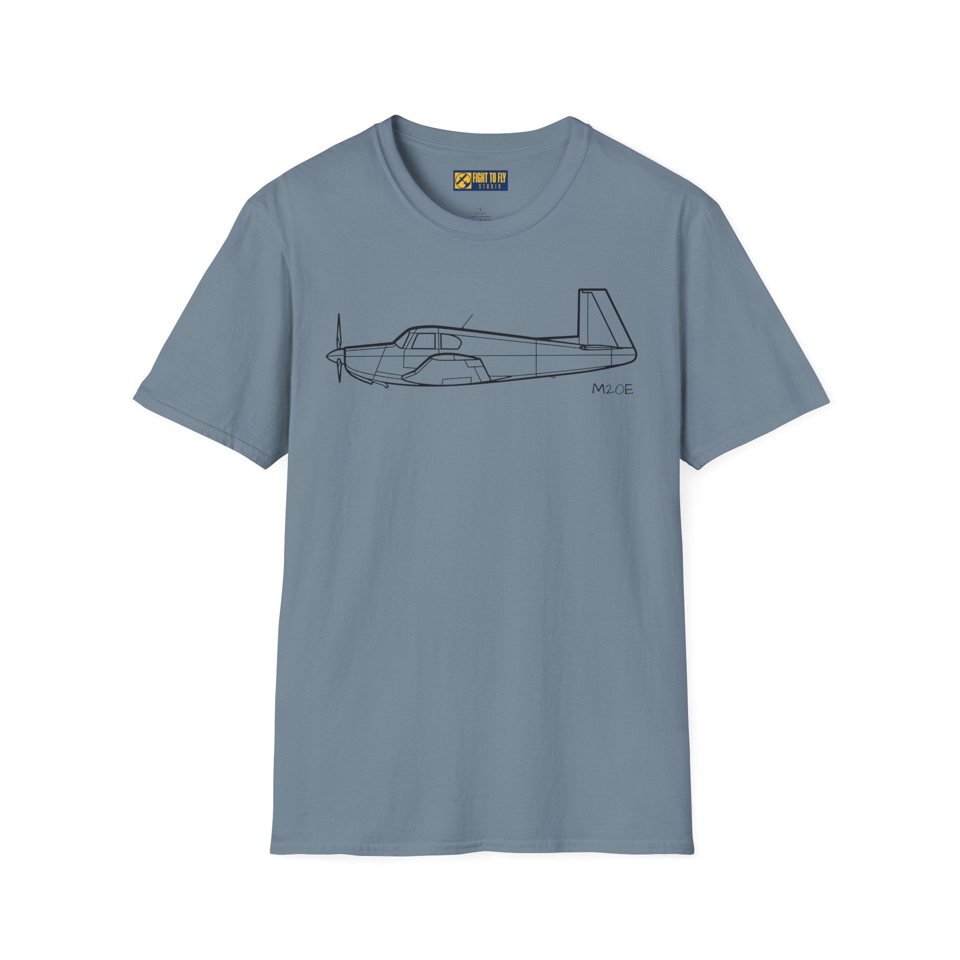 M20E T-Shirt – Executive General Aviation Aircraft Side Profile Tee - Pilot gifts - WWII warbird t-shirt