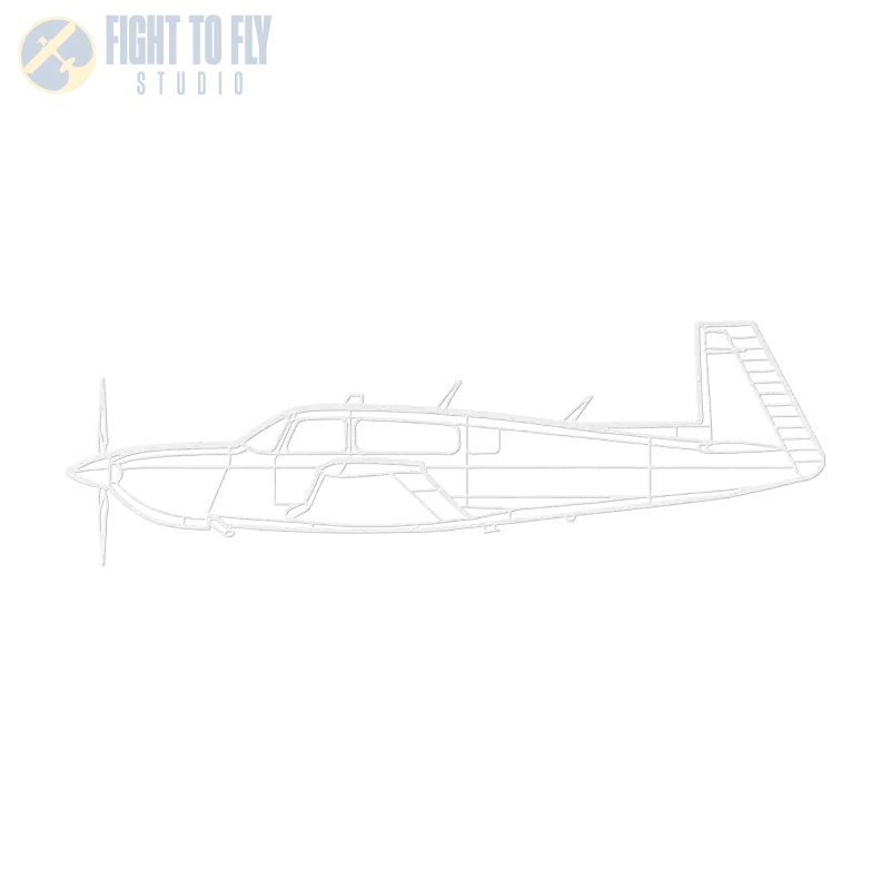 M20K Die Cut Metal Wall Art - Sign - Pilot gifts - WWII warbird t-shirt