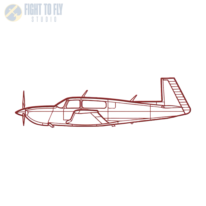 M20M Die Cut Metal Wall Art - Sign - Pilot gifts - WWII warbird t-shirt
