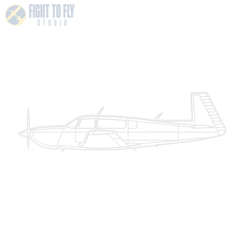 M20M Die Cut Metal Wall Art - Sign - Pilot gifts - WWII warbird t-shirt