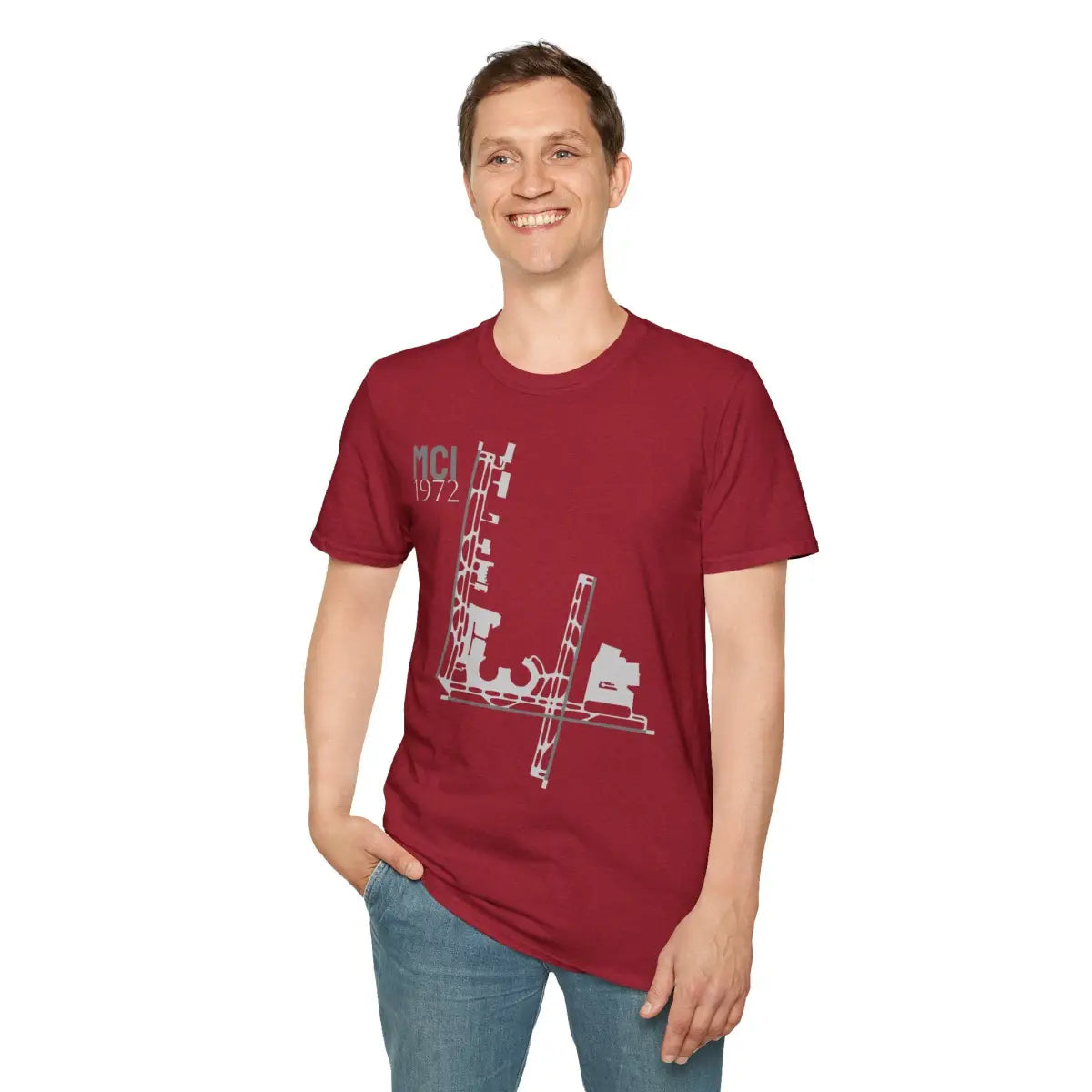 MCI Kansas City International - 1972 - Tee - T-Shirt - Gifts for pilots - Aviation apparel