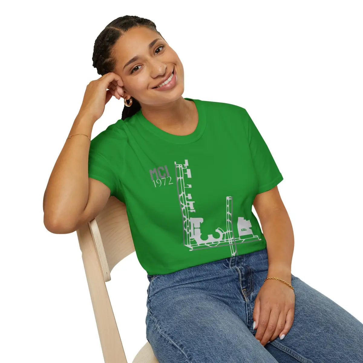 MCI Kansas City International - 1972 - Tee - T-Shirt - Gifts for pilots - Aviation apparel